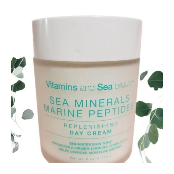 Vitamins And Sea Beauty Marine Peptide Replenishing Cream Firming Moisturizer PC - Picture 1 of 1